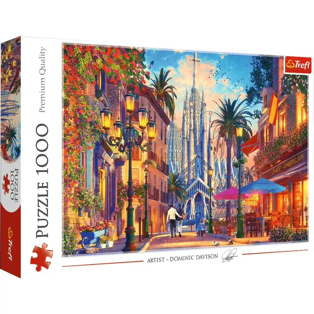 Barcelona 1000db-os prémium puzzle - Trefl