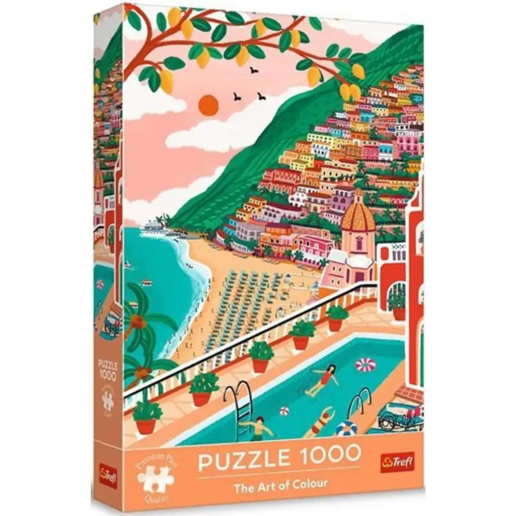 Positano Olaszország 1000db-os prémium plusz puzzle - Trefl