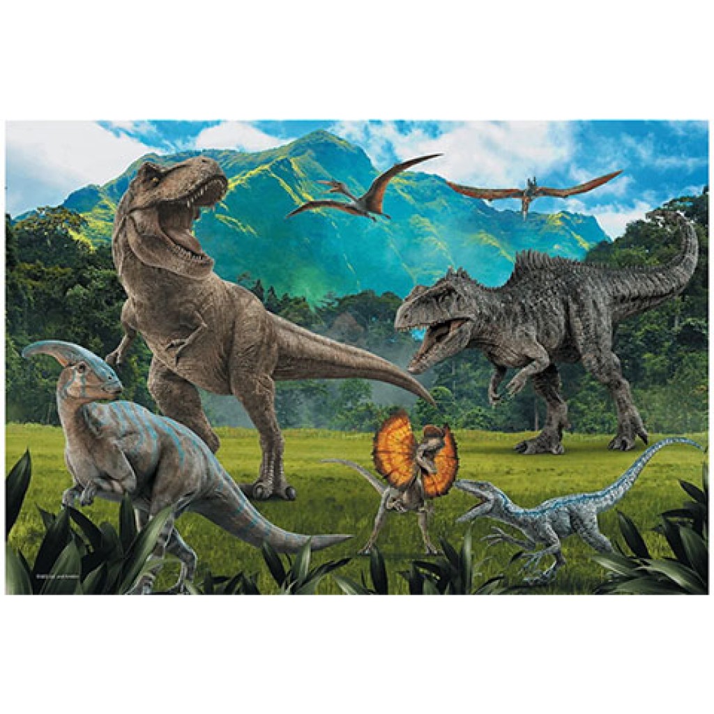 Jurassic World: A Jurassic Park dinoszauruszai 100db-os puzzle - Trefl kép 2