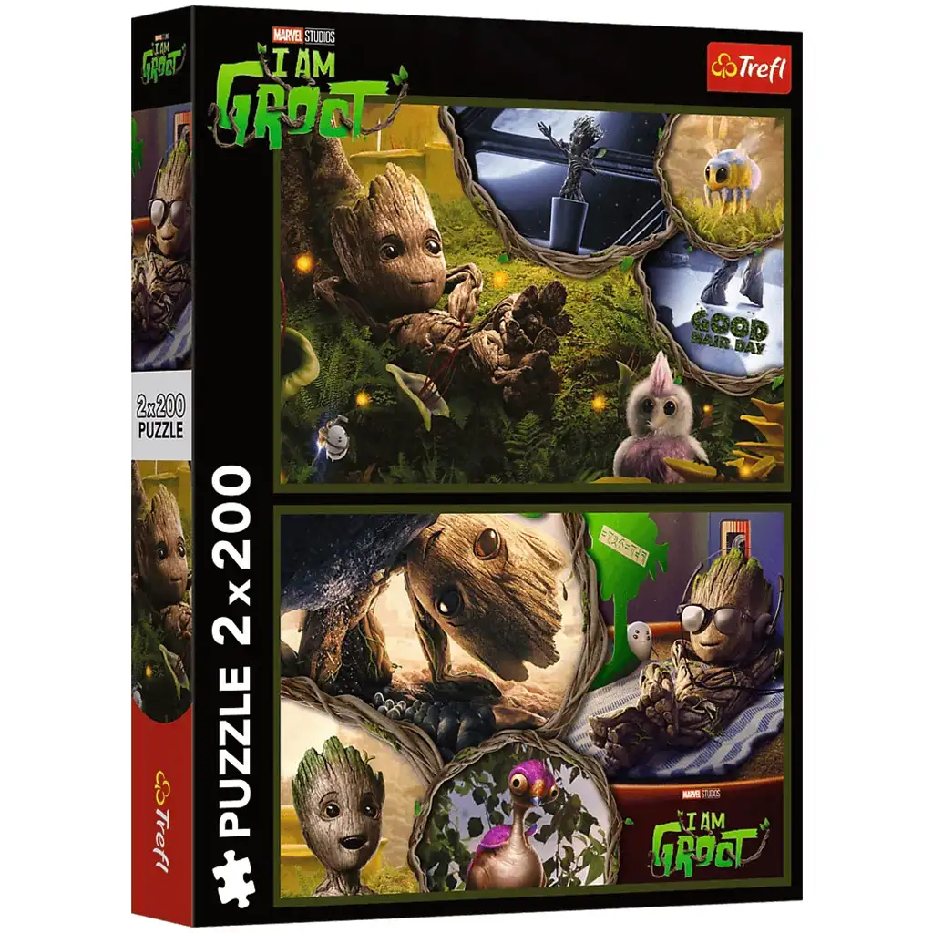 Marvel: Én vagyok Groot 2x200db-os puzzle - Trefl