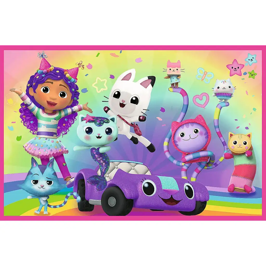 Gabi babaháza játék Gabival 2x24db-os puzzle - Trefl kép 2