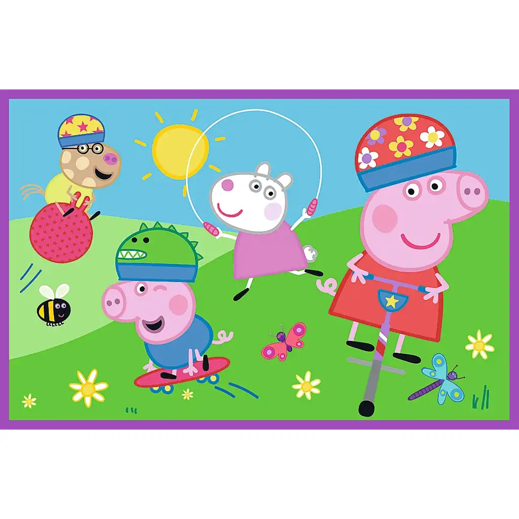 Peppa a játszótéren 2x24db-os puzzle - Trefl kép 2