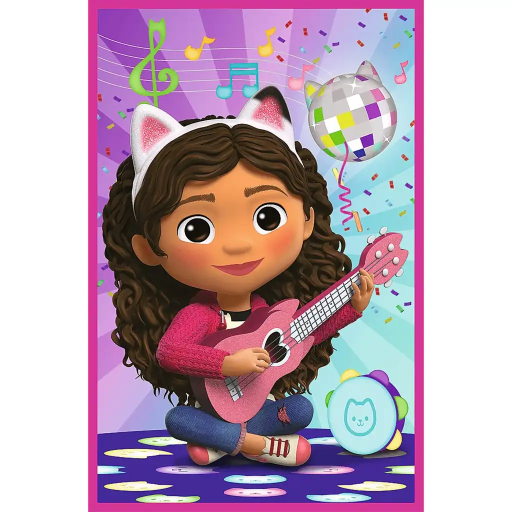 Gabi babaháza Gabival és a cicákkal 3x50db-os puzzle - Trefl kép 2