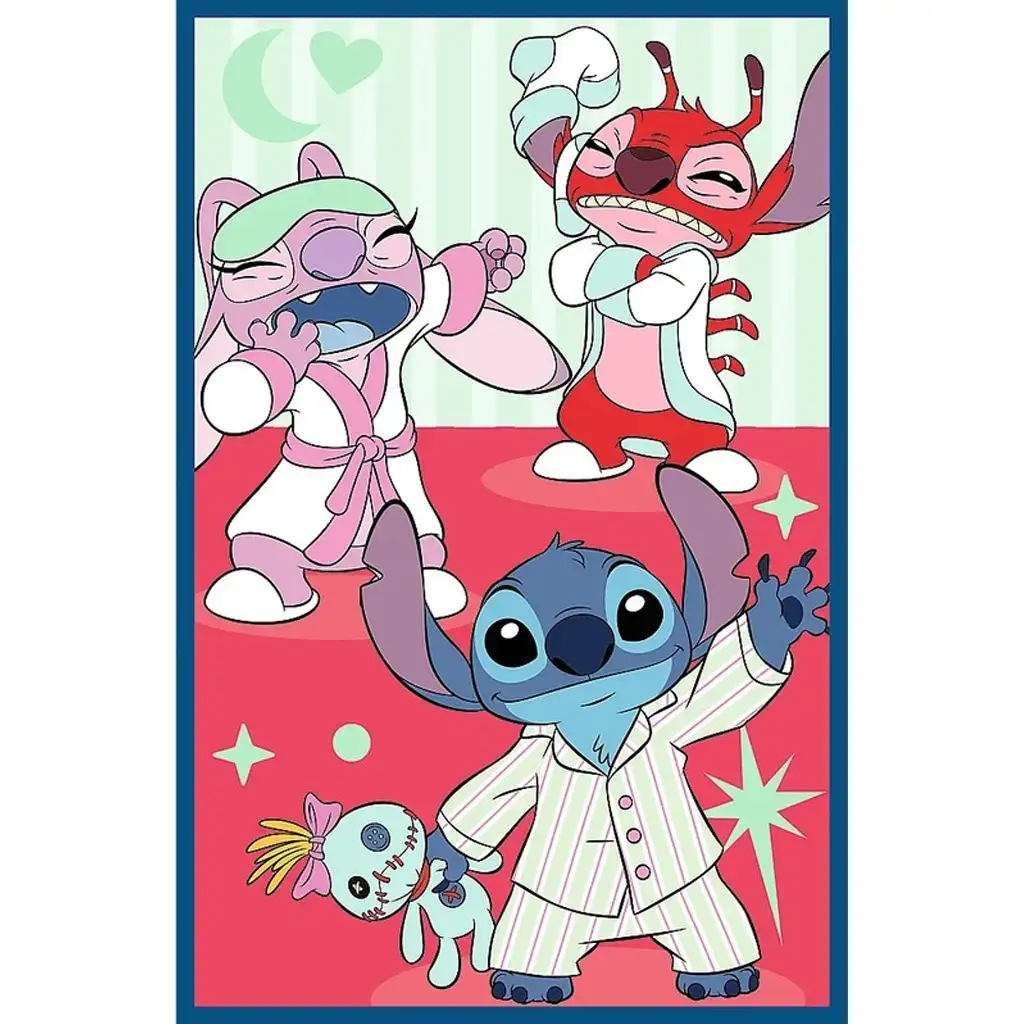 Disney: Stitch világa 3x80db-os puzzle - Trefl kép 2