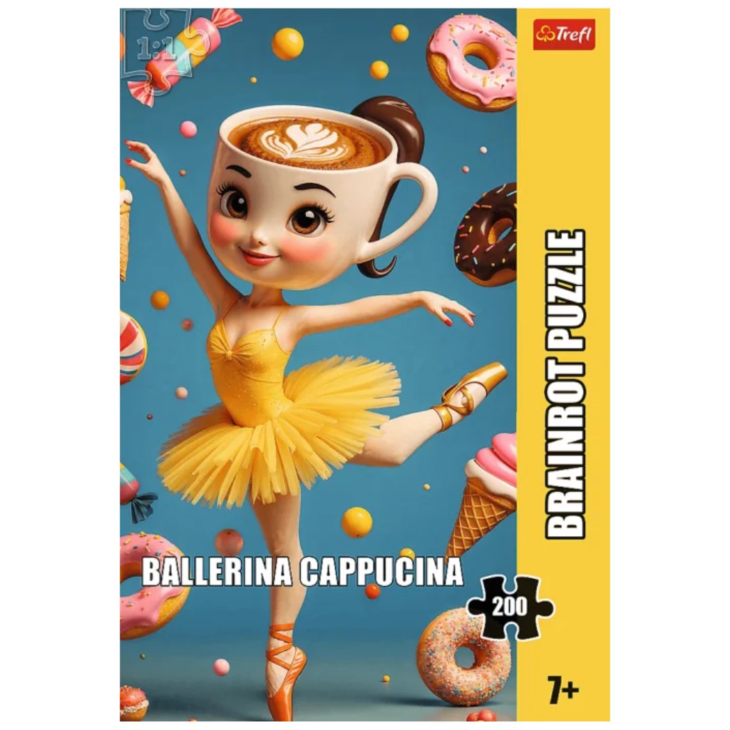 Brainrot: Ballerina Capuccina 200db-os puzzle