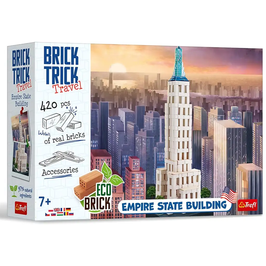 Brick Trick Téglából építünk: Empire State Building XL építőjáték - Trefl