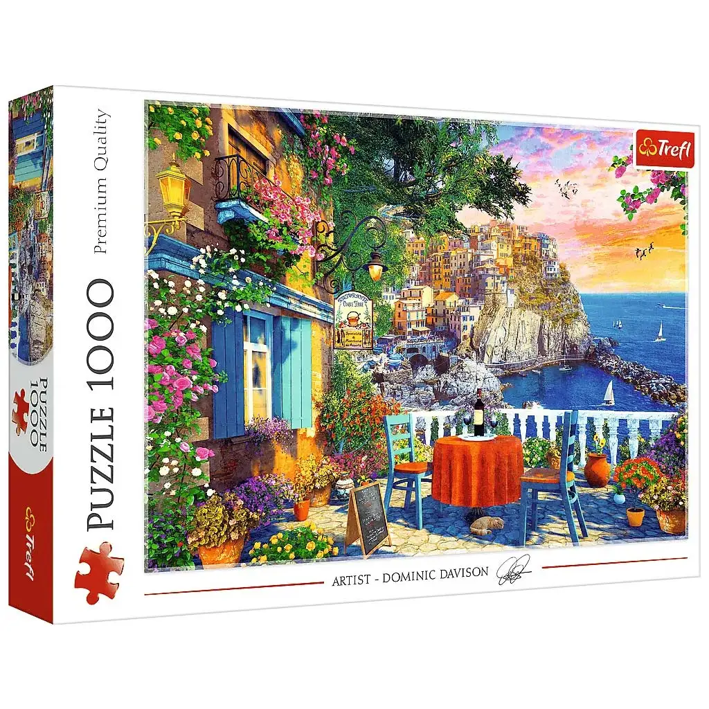 Kilátás a Cinque Terre-re 1000db-os puzzle - Trefl