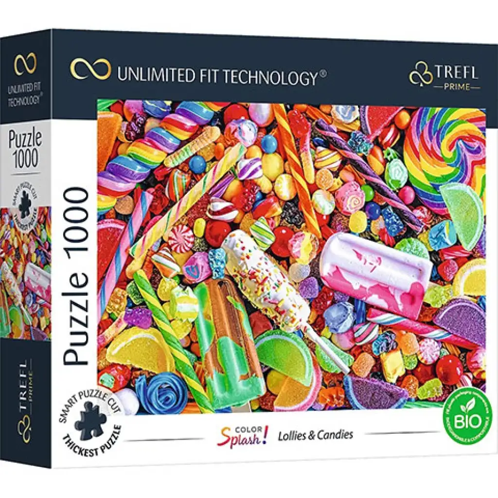 Color Splash Cukorkák és nyalókák 1000 db-os UFT puzzle - Trefl