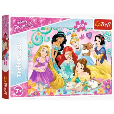 Disney Hercegnők vidám világa 200db-os puzzle - Trefl