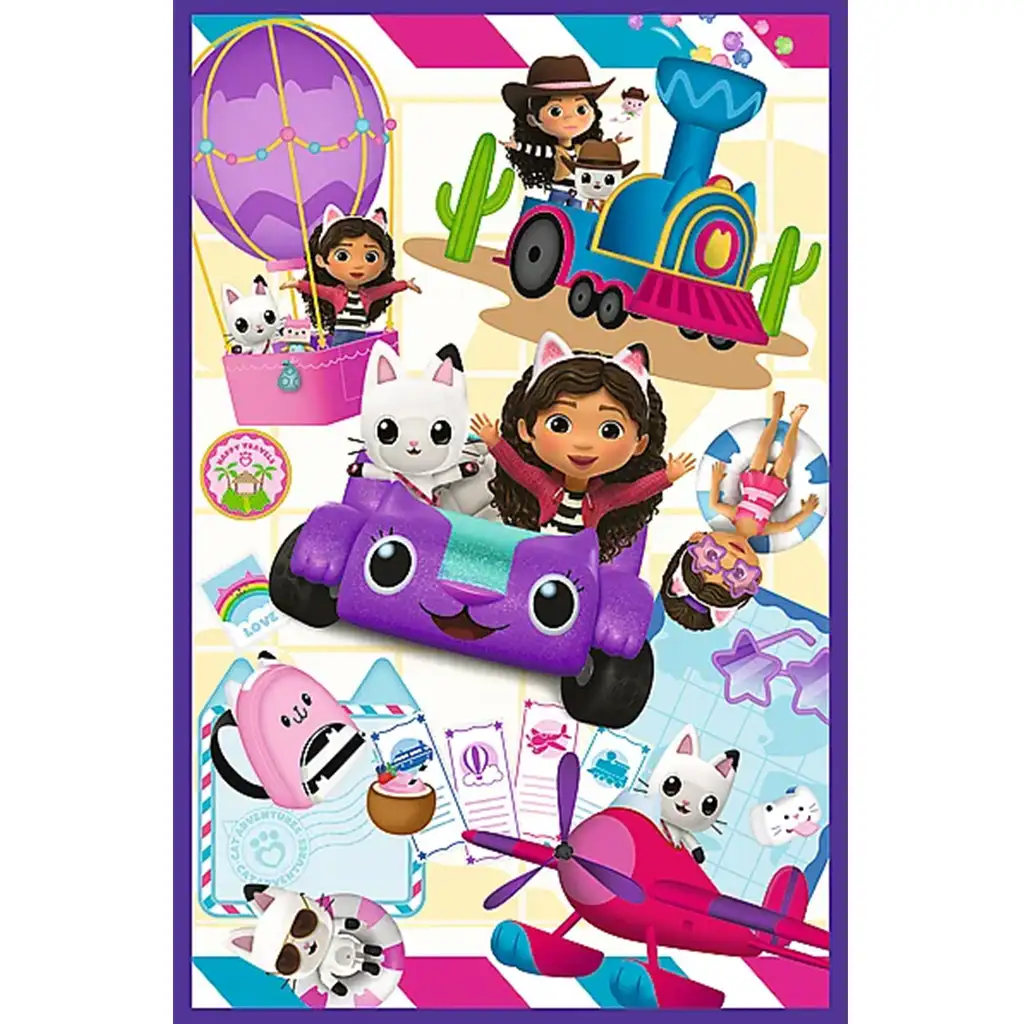 Gabi babaháza színes napok 3x80db-os puzzle - Trefl kép 4