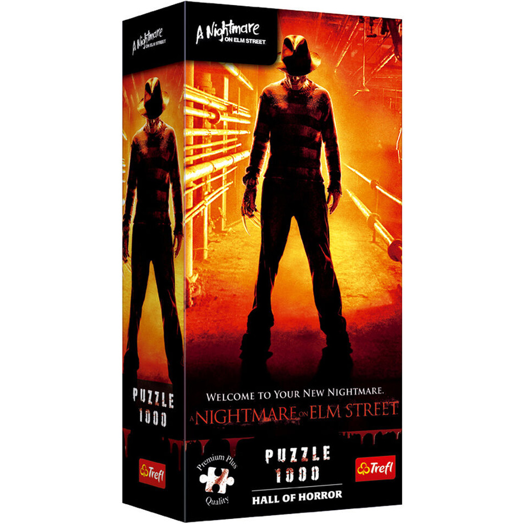 Hall of horror Rémálom az Elm utcában prémium plusz 1000db-os puzzle - Trefl