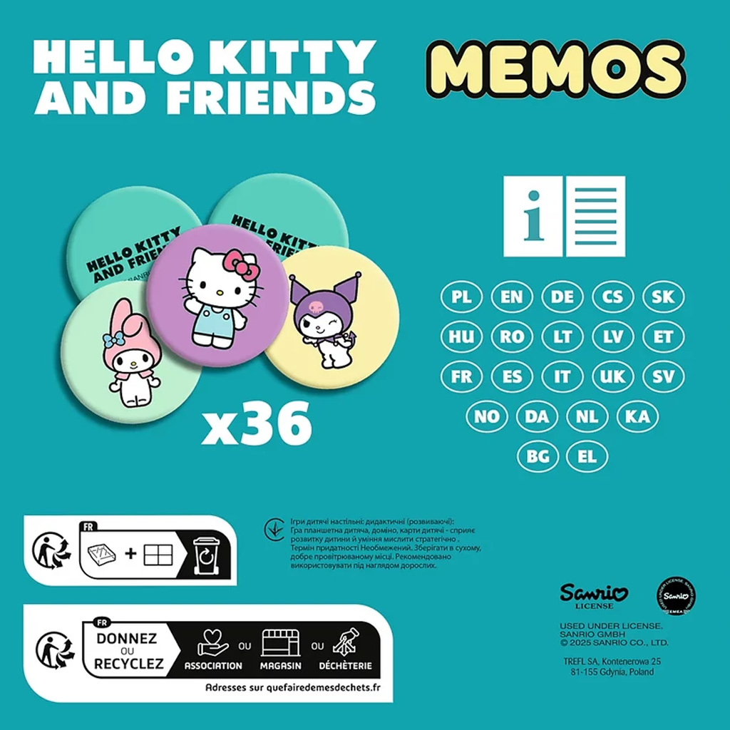 Hello Kitty memóriajáték - Trefl kép 3