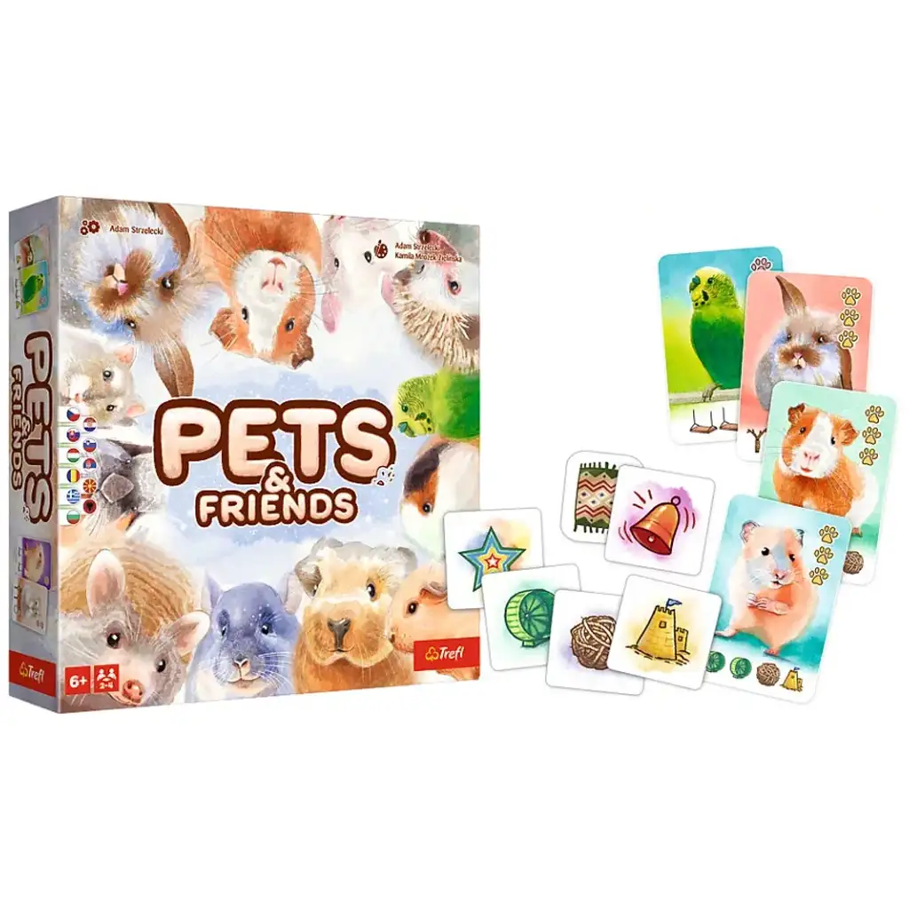 Kisállatok és barátaik társasjáték - Trefl kép 2