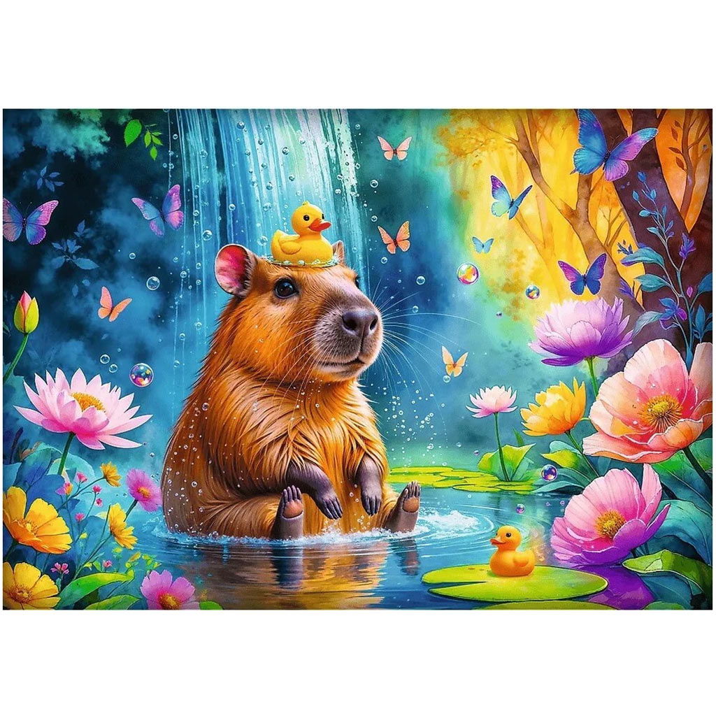 Capybara a vízben 1000db-os puzzle - Trefl kép 2