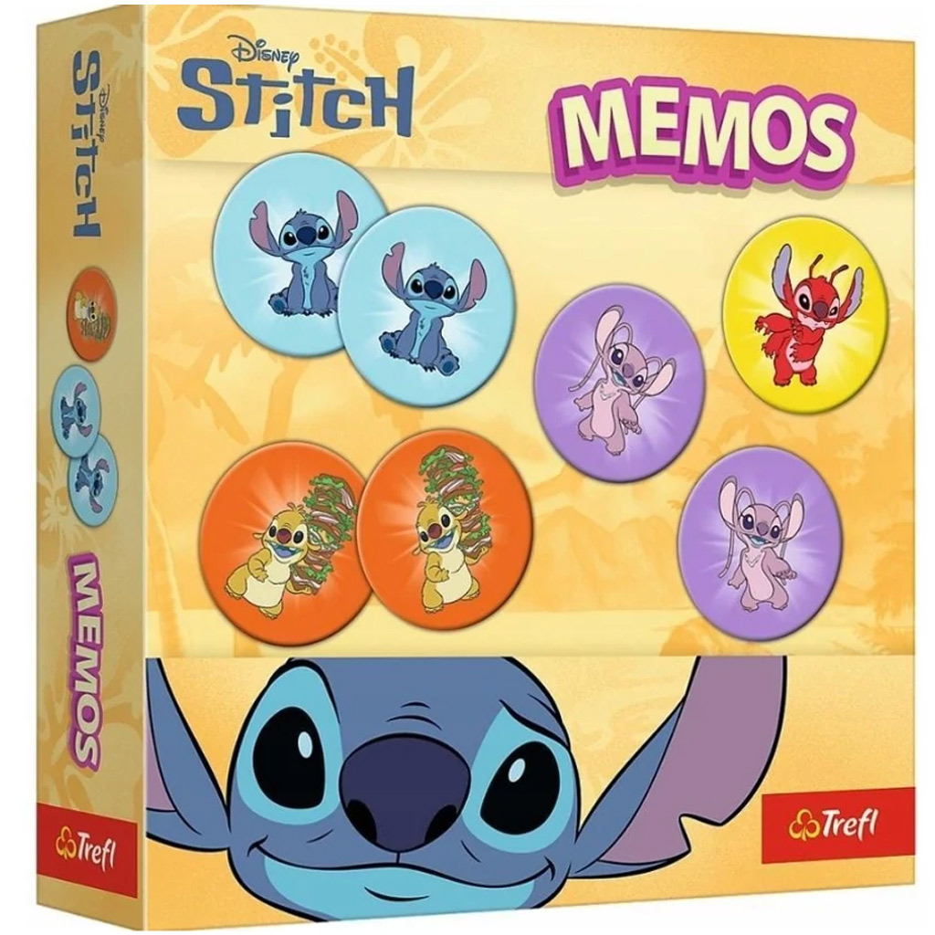 Disney Stitch memóriajáték - Trefl