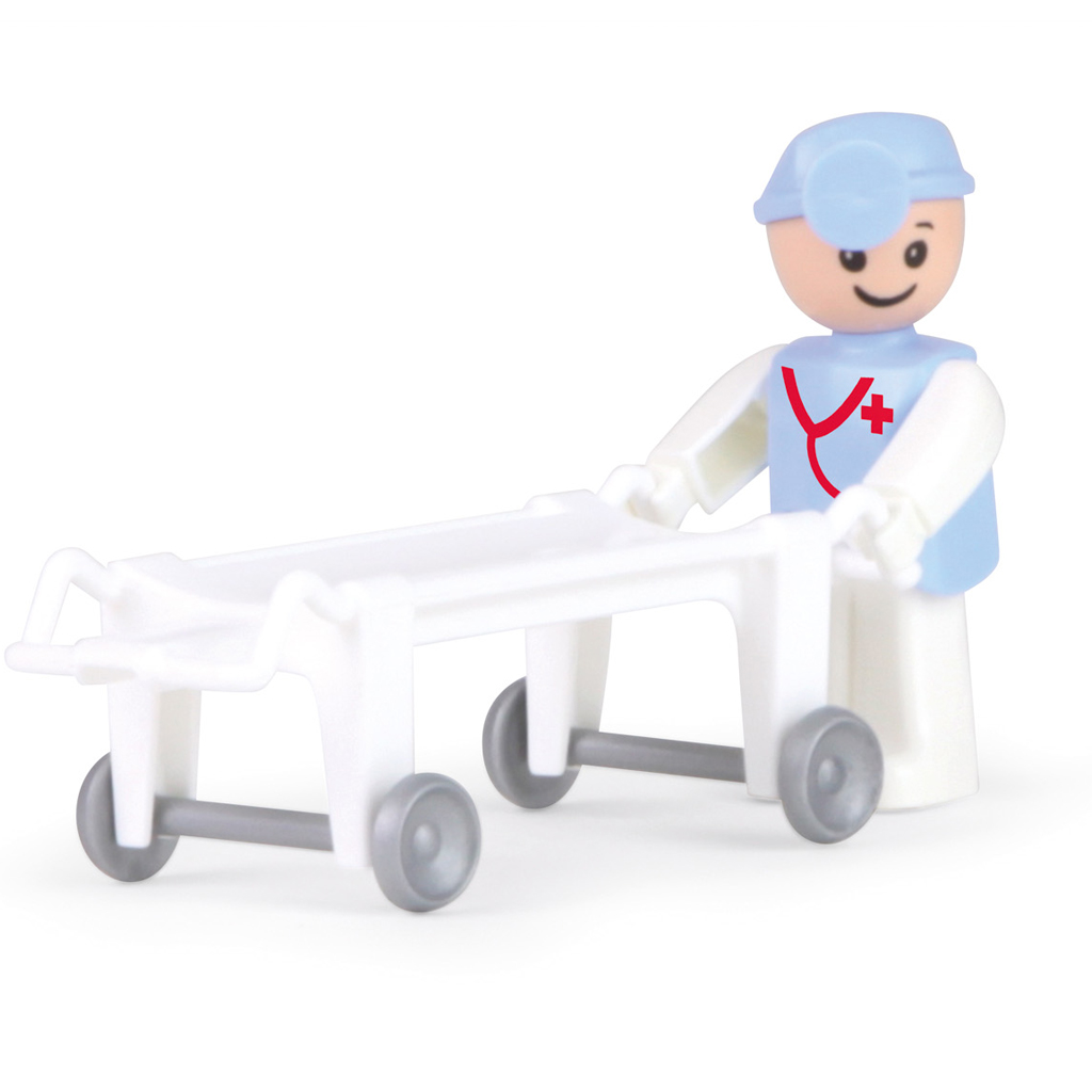 LENA: Truxx mentőautó kiegészítőkkel dobozban 31cm kép 3