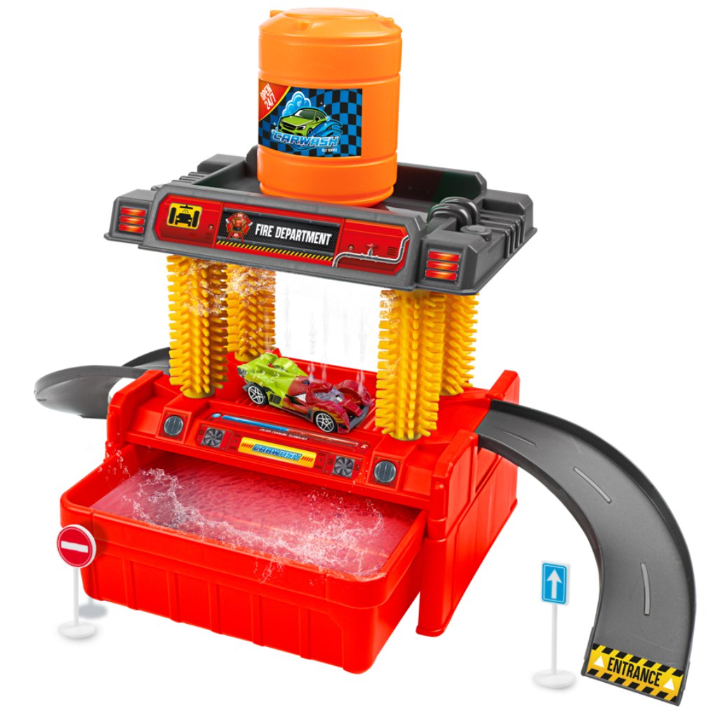 Turbo Racers Autómosó pályaszett kisautóval több színváltozatban kép 2