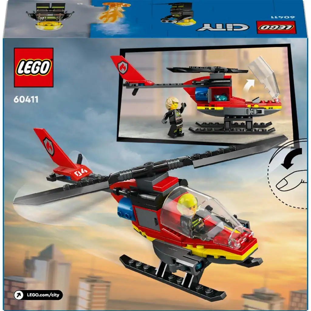 LEGO® City: Tűzoltó mentőhelikopter (60411) kép 2