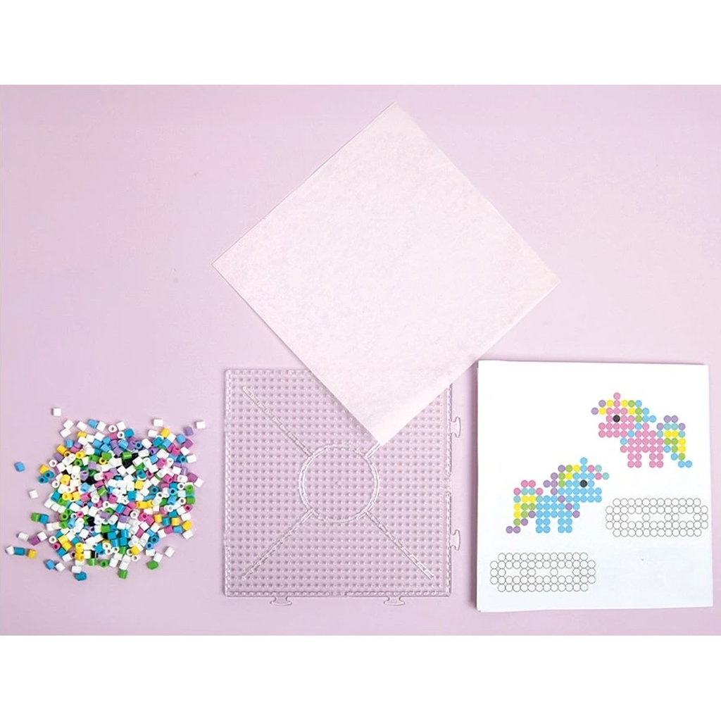PlayBox: 5mm-es MIDI unikornisos kreatív vasalható gyöngy szett kép 2