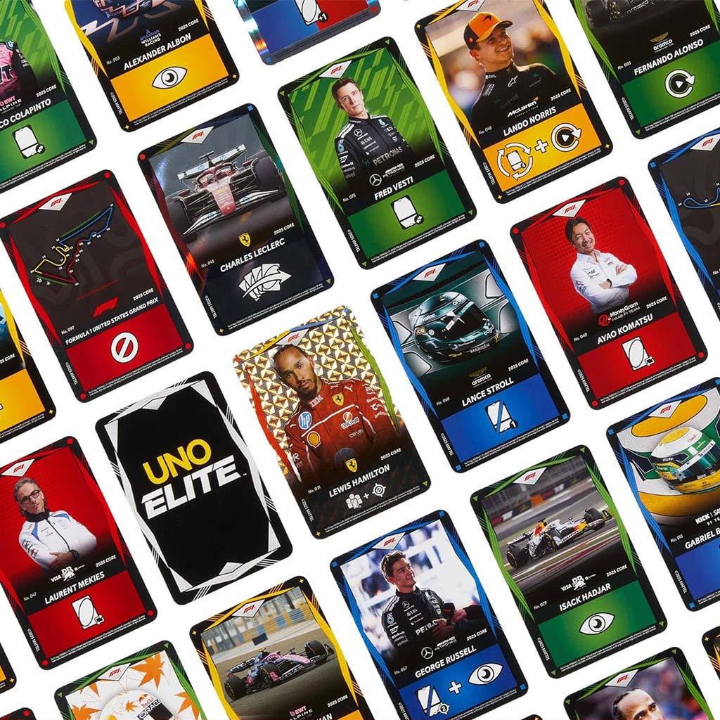 UNO Elite F1 kártyajáték - Mattel kép 2