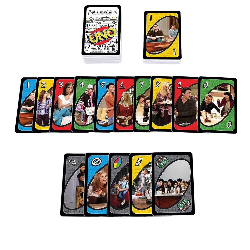 UNO Friends: jóbarátok kártyajáték - Mattel kép 3