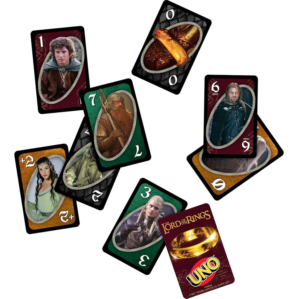 UNO Gyűrűk Ura kártyajáték - Mattel kép 4