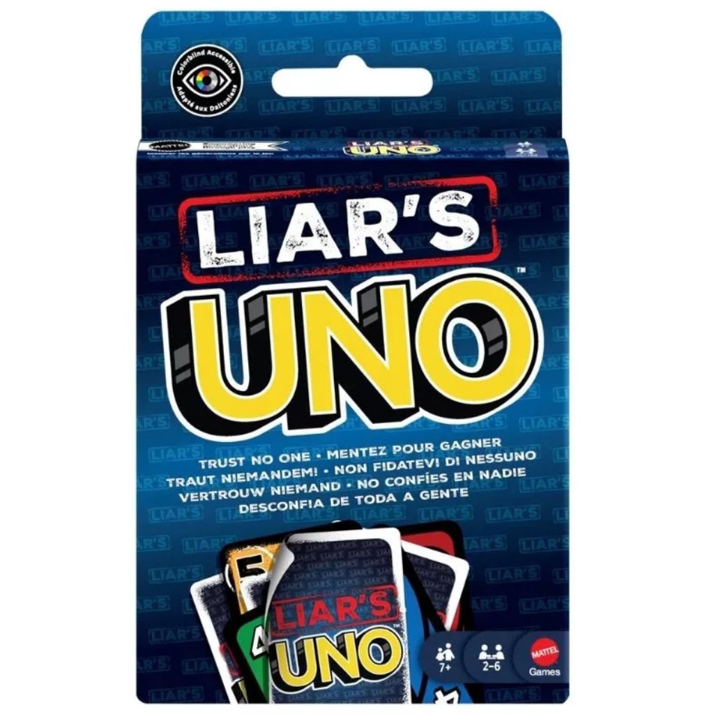 UNO Liars kártyajáték - Mattel kép 3