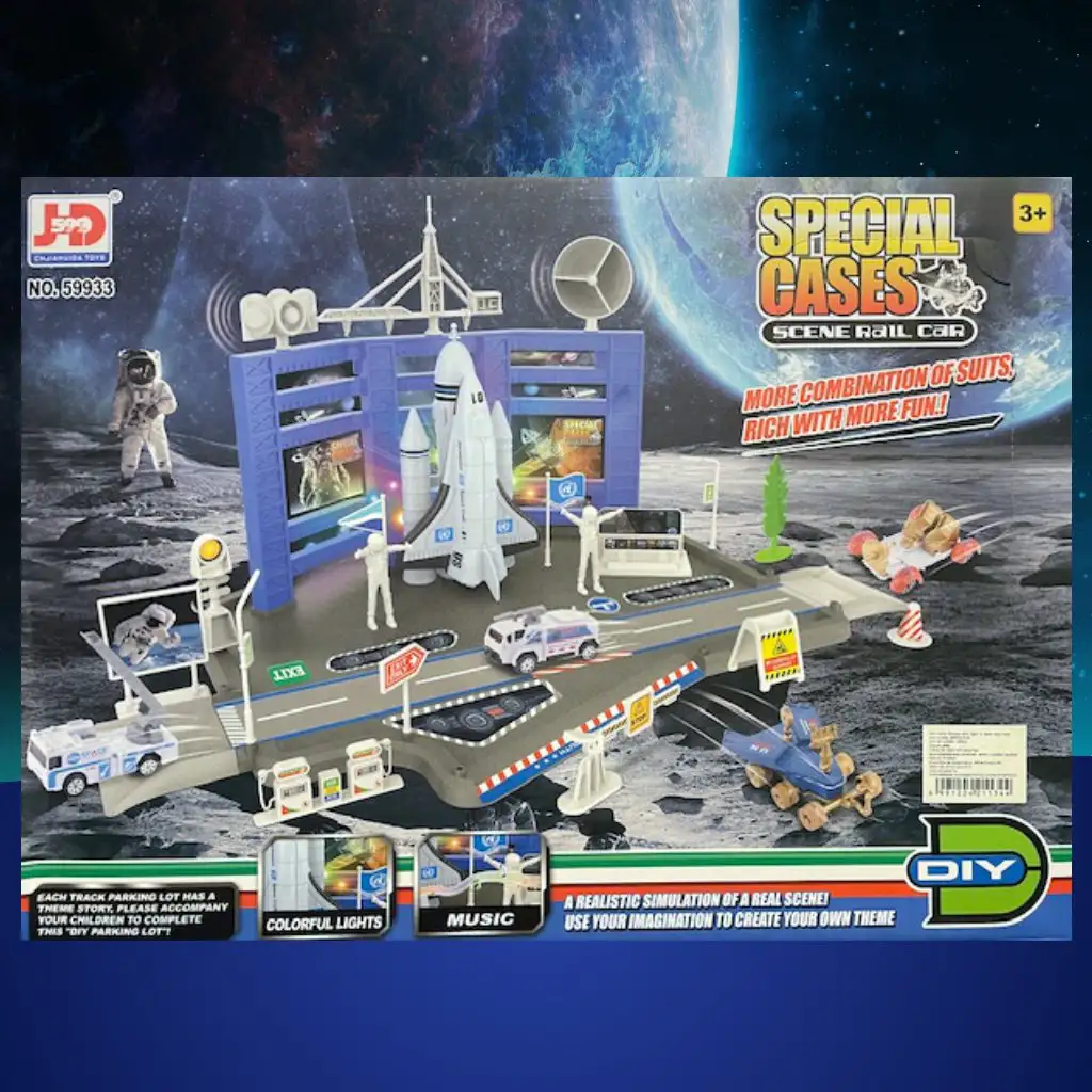 Űrközpont pályaszett járművekkel kép 3