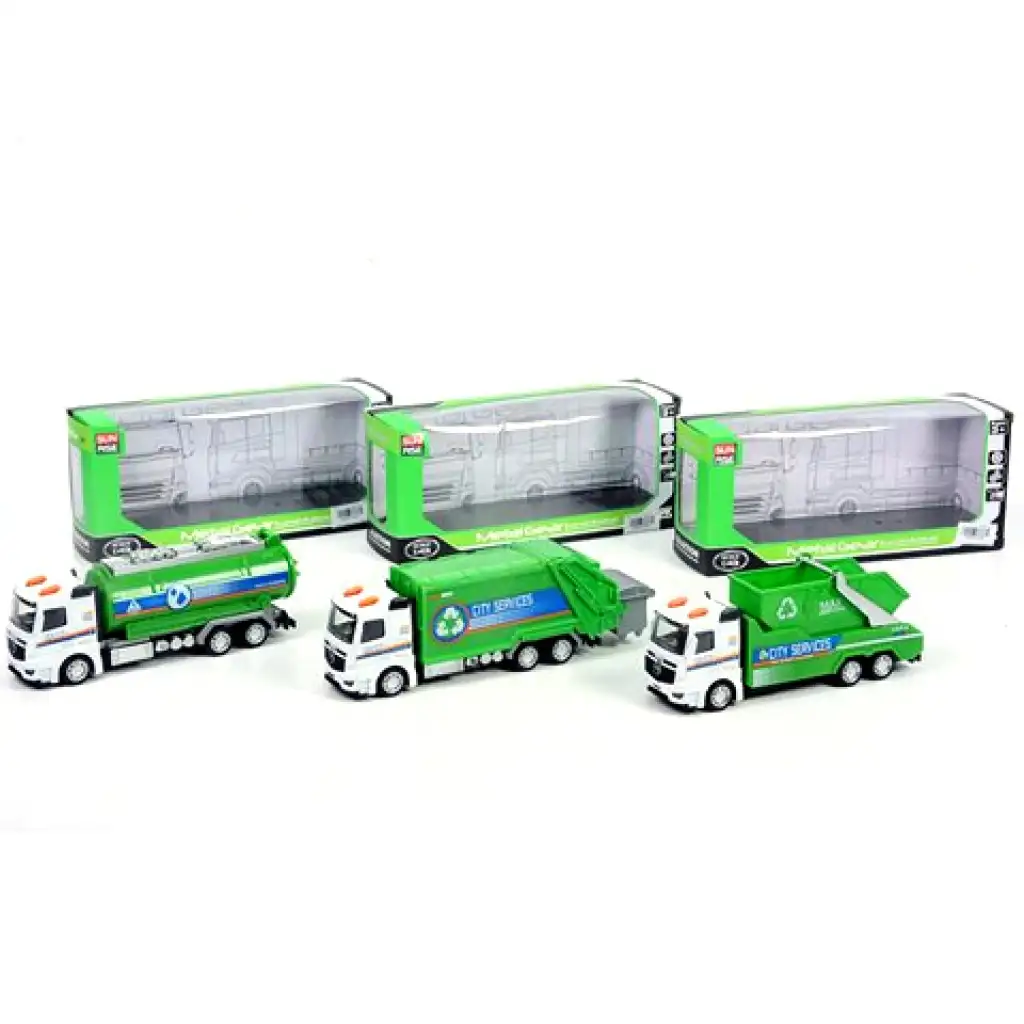 Városi hátrahúzós teherautók háromféle változatban