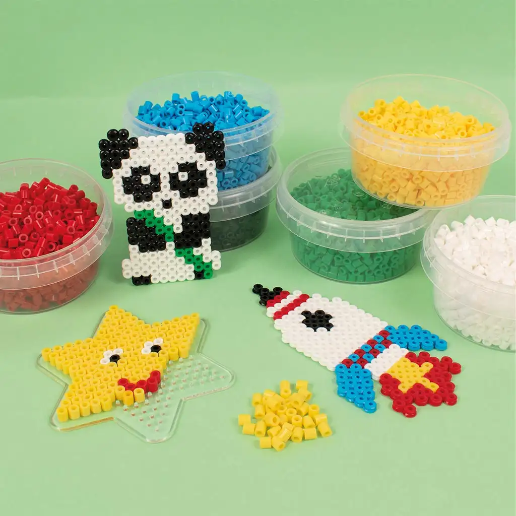 PlayBox: 5mm-es MIDI vasalható gyöngy 6 alapszínben 6000db