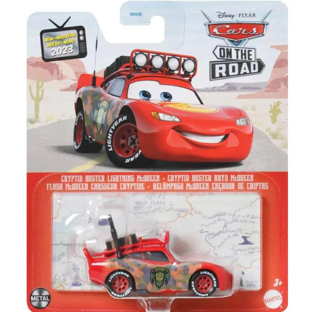 Verdák: Cryptid Buster Villám McQueen karakter kisautó 1/55 - Mattel