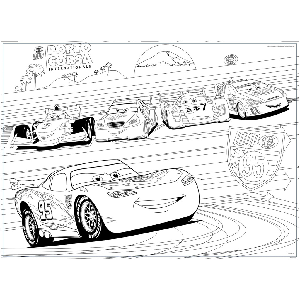 Verdák 2 az 1-ben 60db-os puzzle és színező 50x35cm - Lisciani kép 3