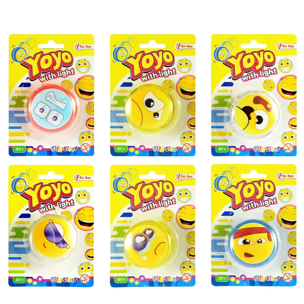 Világítós Emojis Yoyo többféle változatban 1db