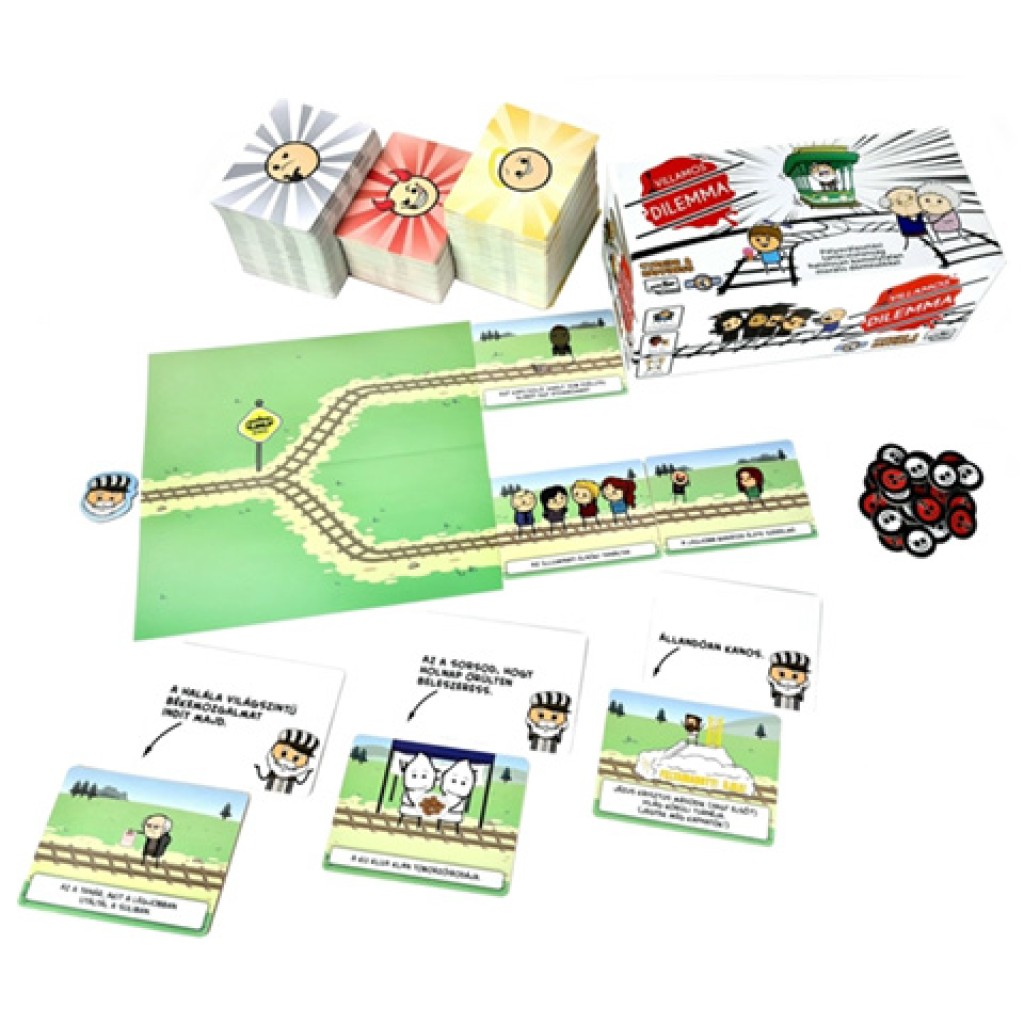 Villamosdilemma társasjáték kép 2