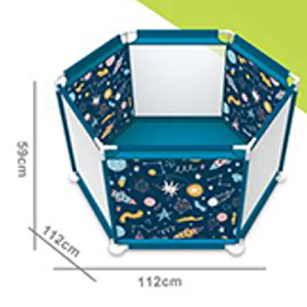 VivaKids Űrhajós járóka 112x59cm kép 2