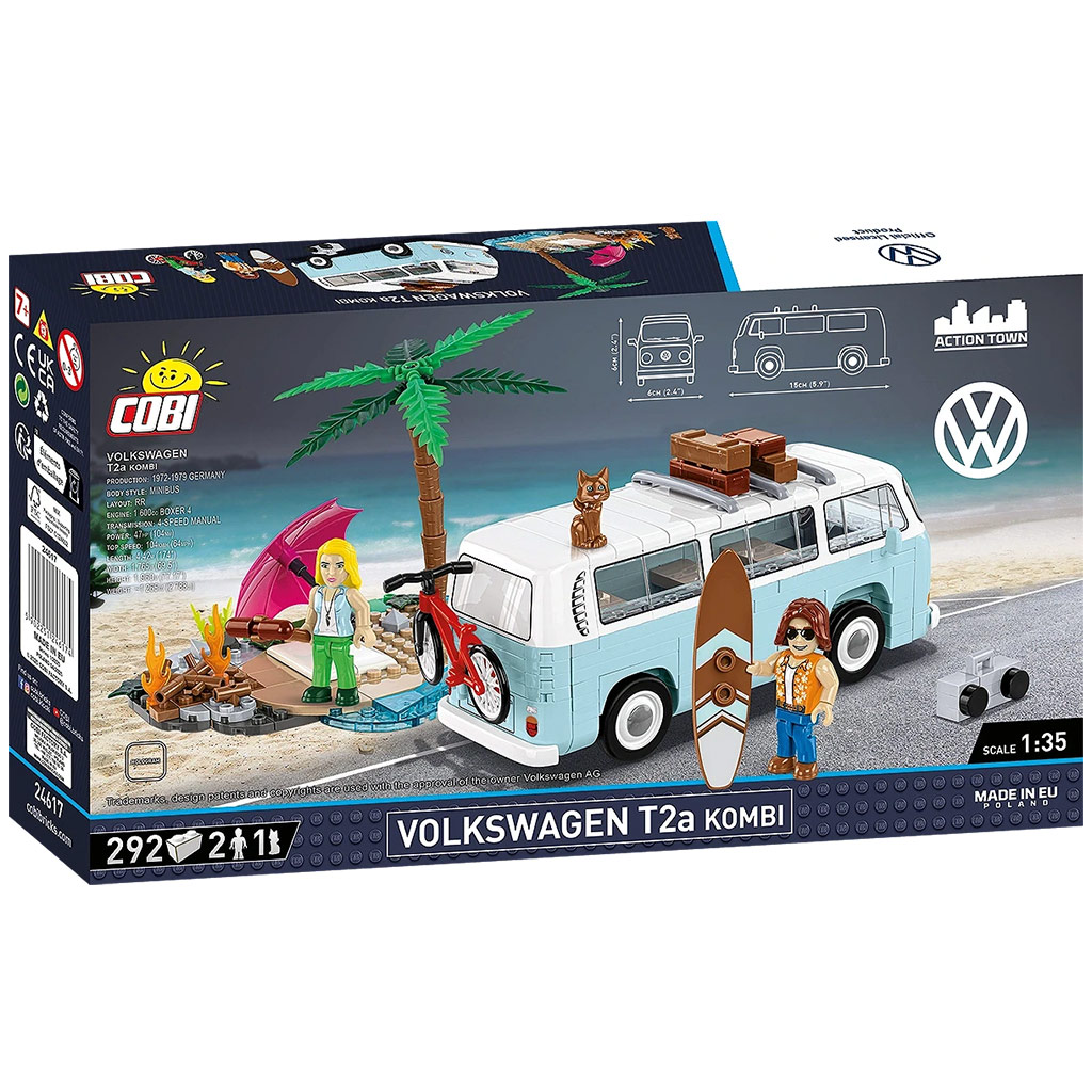 COBI: Volkswagen T2a Kombi építőjáték (24617) kép 6