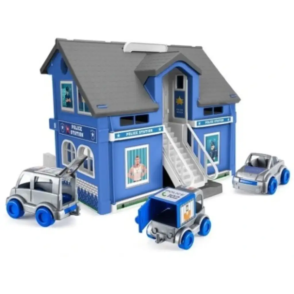 Play House: Nagy rendőrség játékszett járművekkel - Wader kép 2