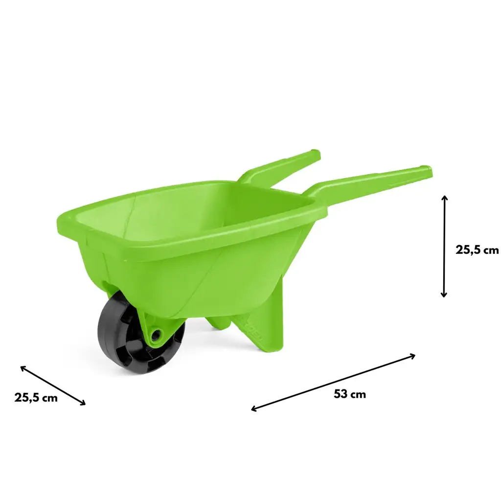 Zöld 53cm-es homokozó talicska - Wader kép 2