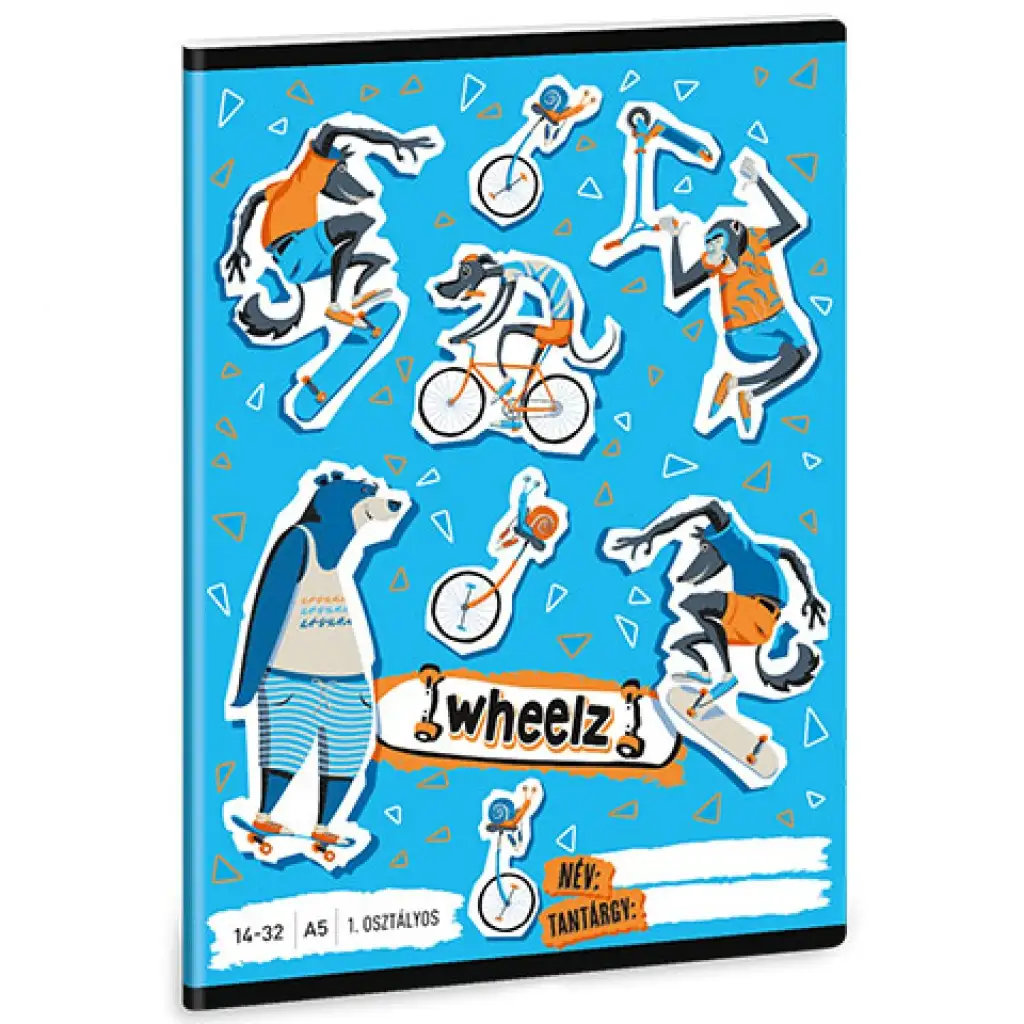 Ars Una: Wheelz 1.osztályos vonalas füzet A/5 14-32