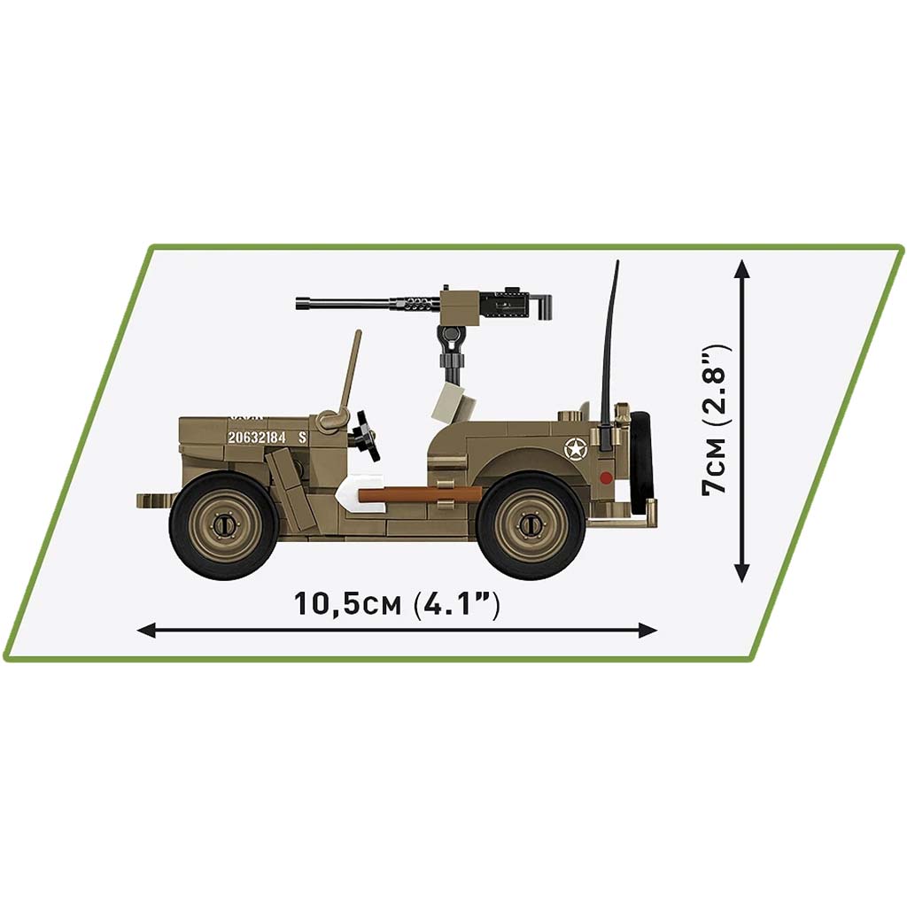 COBI: Willys MB harckocsi építőjáték (3133) kép 6