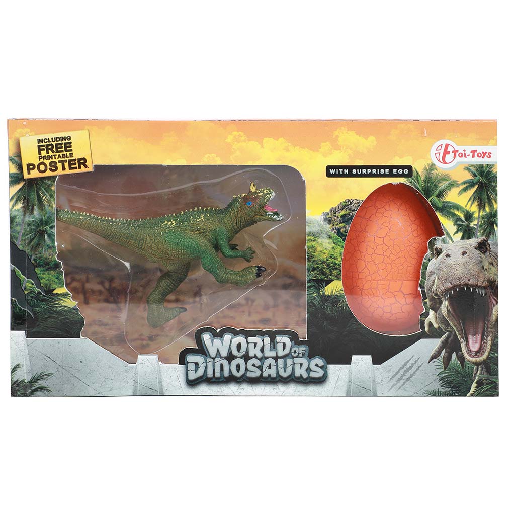 World of Dinosaurs Dinoszaurusz figura meglepetés tojással