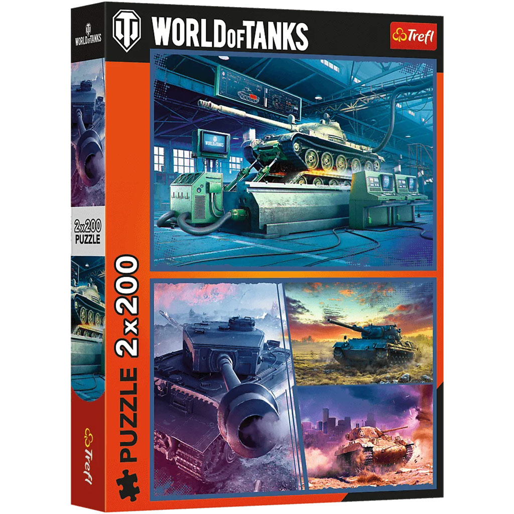 World of Tanks 2x200db-os puzzle - Trefl