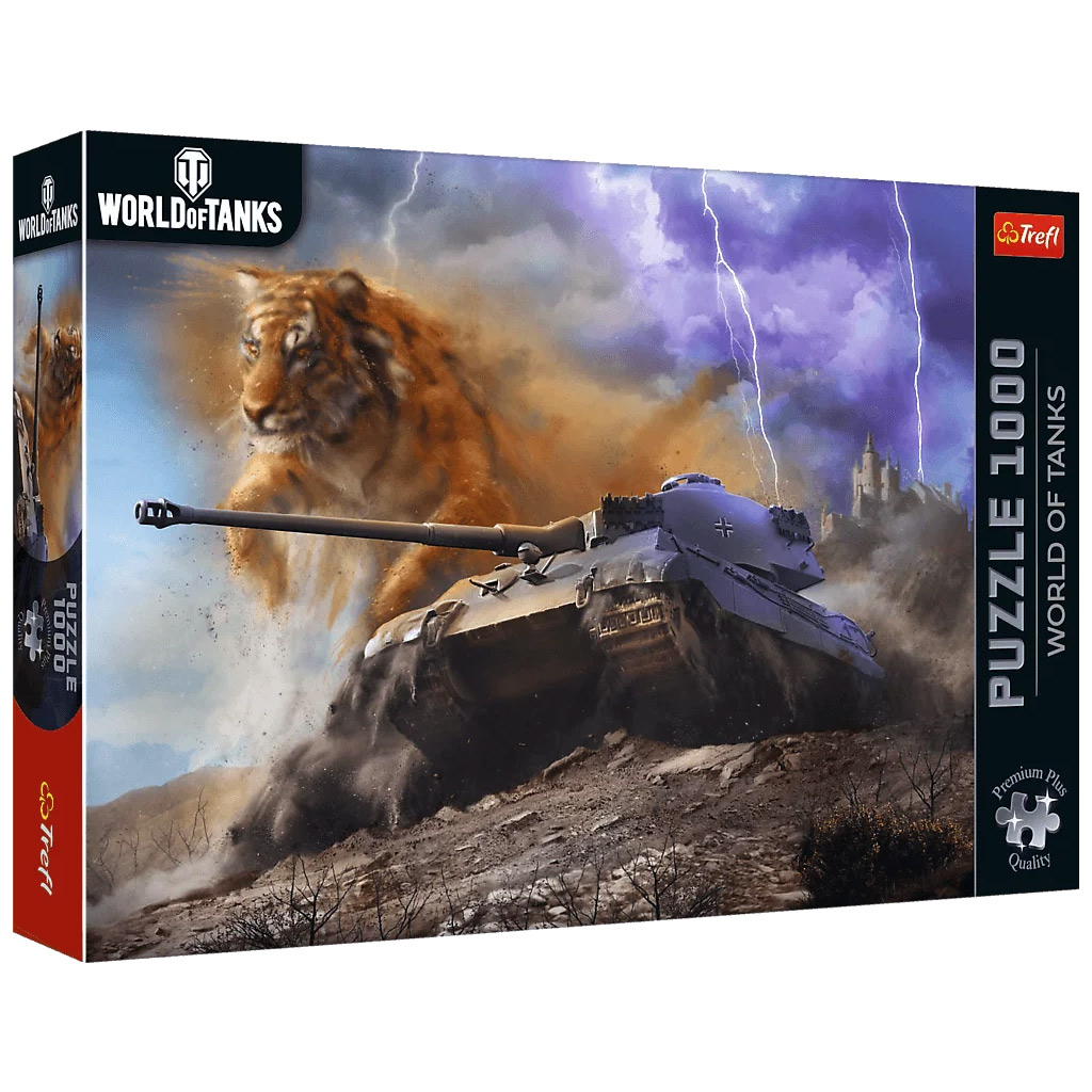World of Tanks Tigris II 1000db-os Prémium plus quality puzzle - Trefl