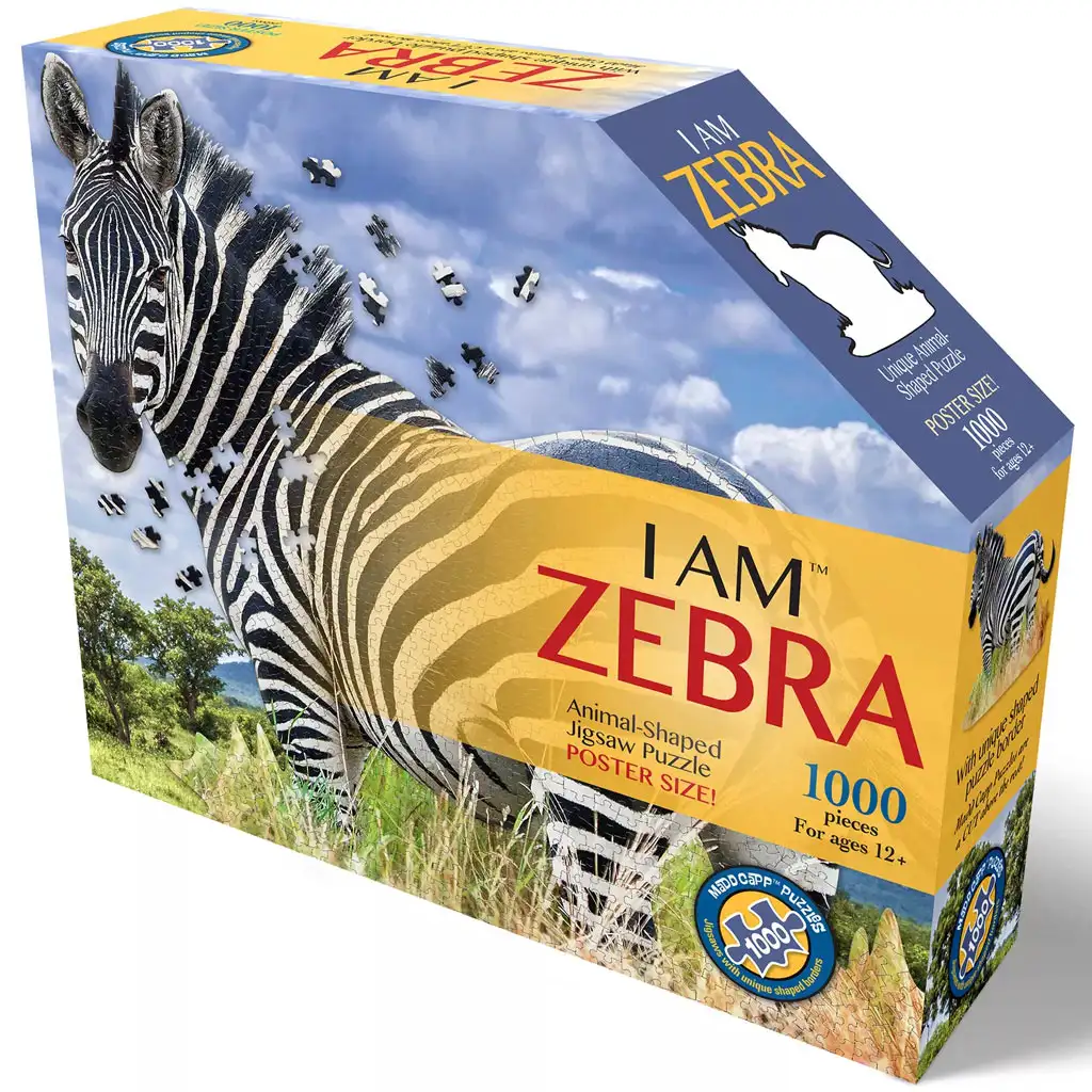 WOW zebra puzzle 1000db-os