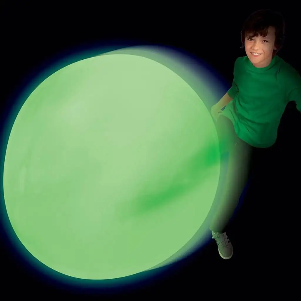 Super Glo Wubble világító buboréklabda zöld színben 75cm kép 3