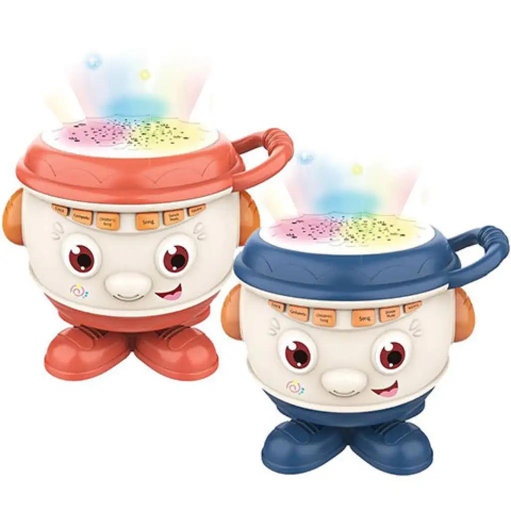 Zenélő dob fénnyel kétféle változatban kép 2