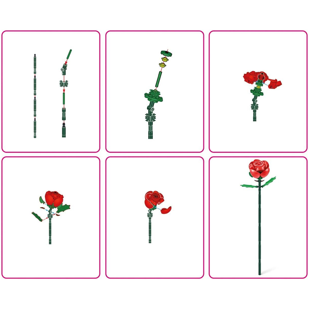 MAX rózsa építőjáték kép 2