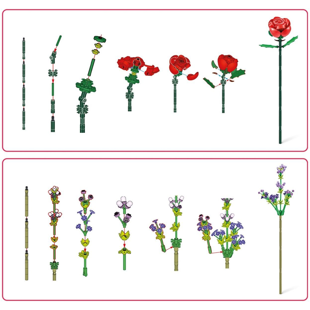 MAX rózsa építőjáték kép 4