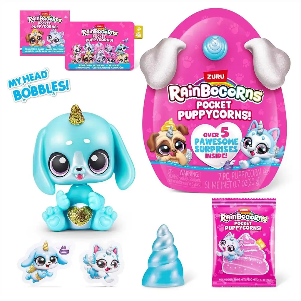 Rainbocorns: Pocket Puppycorn meglepetés kutya többféle változatban 1db kép 4